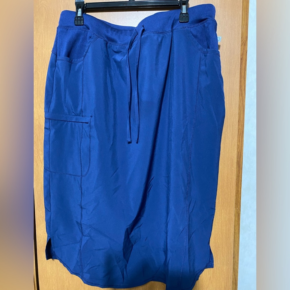 XL-Cherokee Infinity Scrub Skirt in Navy